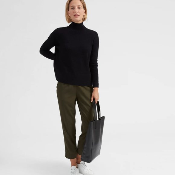 Everlane Pants - NWOT Everlane Green Italian GoWeave Easy Pant